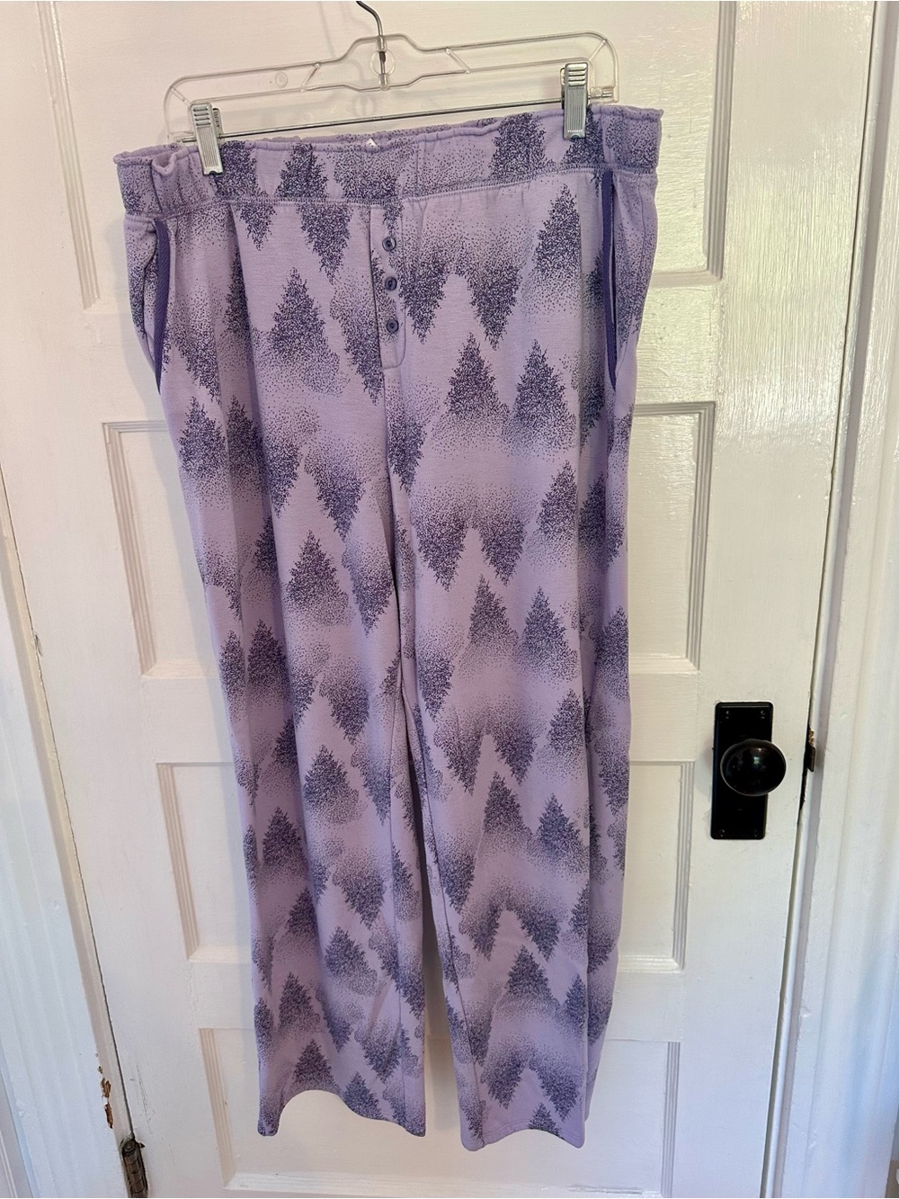 Jockey Lavender Lounge Pants with Dark Speckle Print